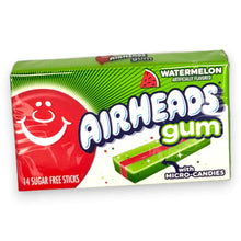 Charger l'image dans la galerie, Gomme sans sucre aromatisée pastèque avec micro-bonbons - Airheads gum - Kanzi Snacks
