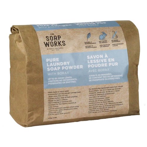 Savon pour lessive en poudre pur avec borax - The Soap Works