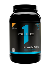 Charger l'image dans la galerie, Protéine de lait, whey naturellement riche en BCAA - 896 g / 2 lbs, 28 portions - Rule 1