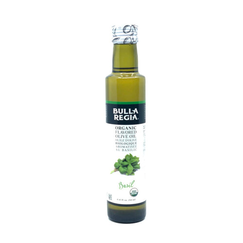 Huile d'olive biologique aromatisée au basilic - Bulla Regia
