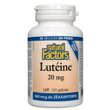 Lutéine 20 mg - Natural Factors