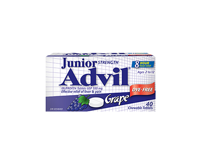 Advil junior, soulagement de la fièvre et la douleur - Advil