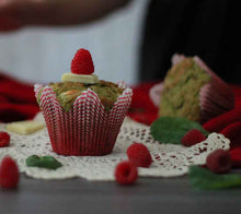 Charger l'image dans la galerie, Muffins framboises, épinards & chocolat blanc