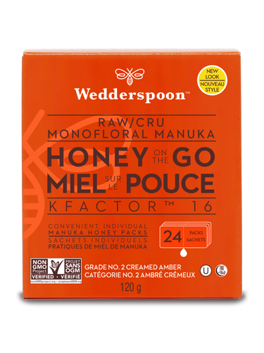 Wedderspoon, Sachets individuels de miel de manuka - Wedderspoon