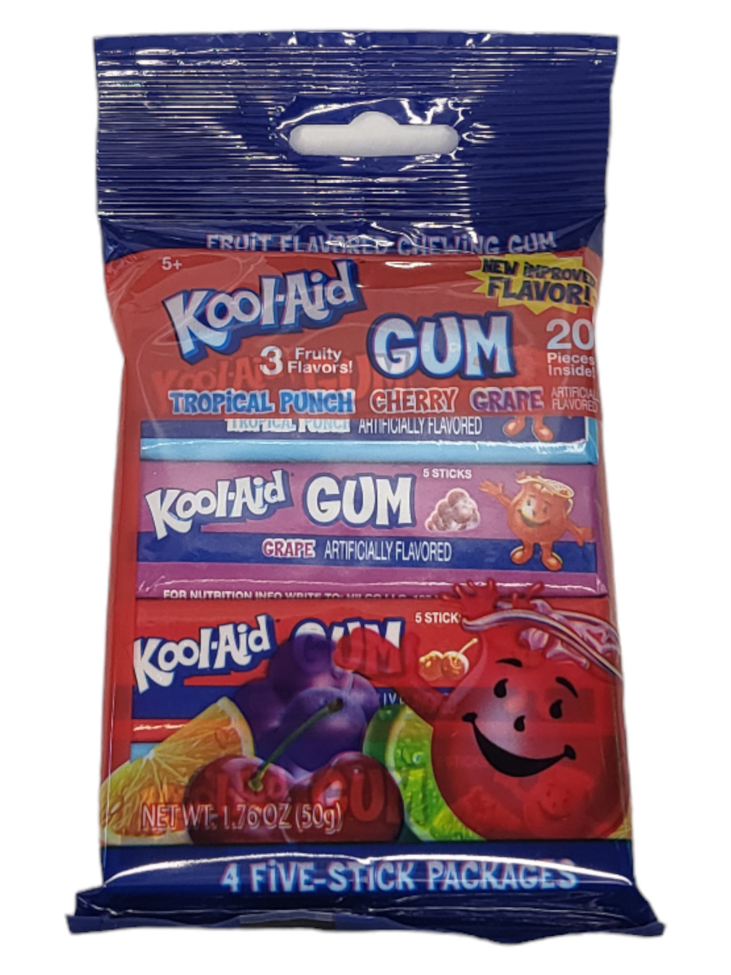 Gomme aux saveurs de fruits variées - Kool-Aid - Kanzi Snacks