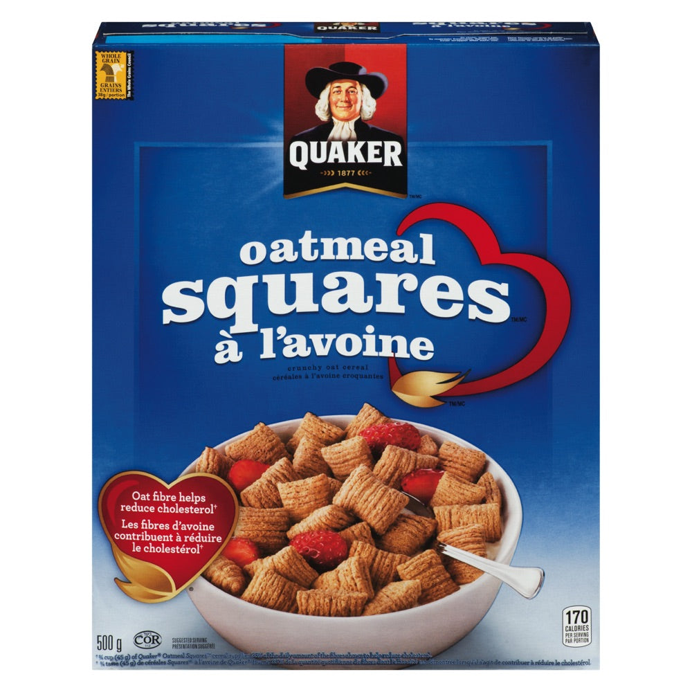 Céréales Quaker à l'avoine - Quaker Squares à l'avoine