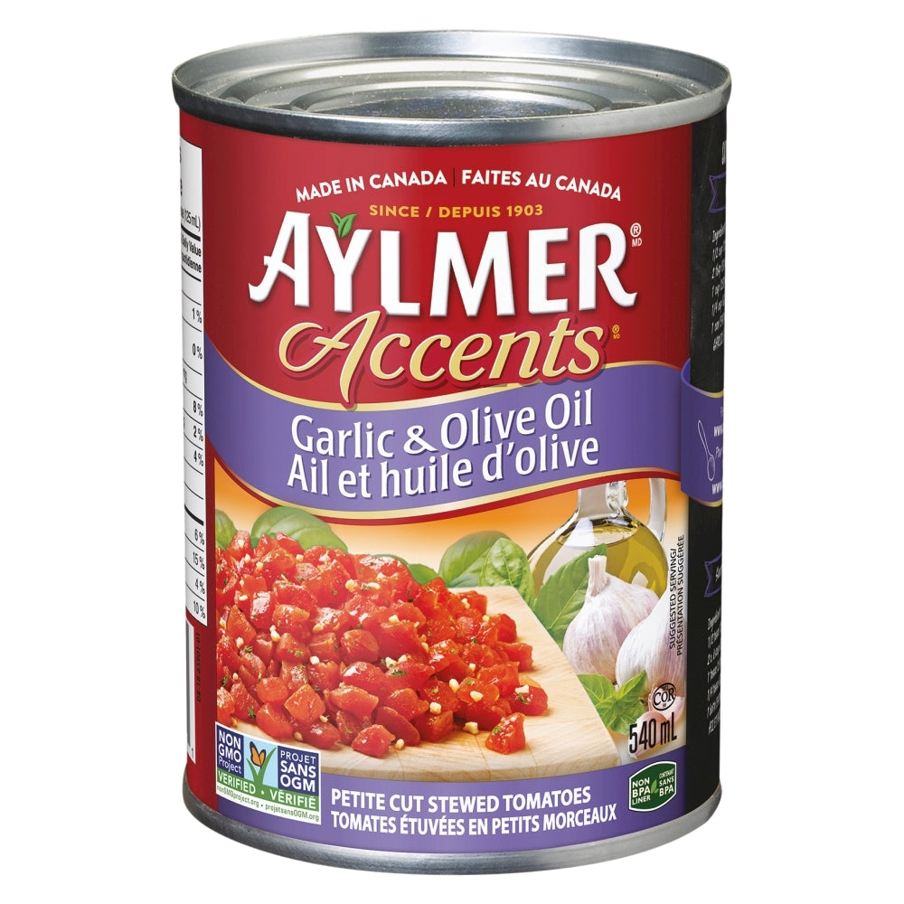 Tomates fines à l'ail et l'huile d'olive - Aylmer