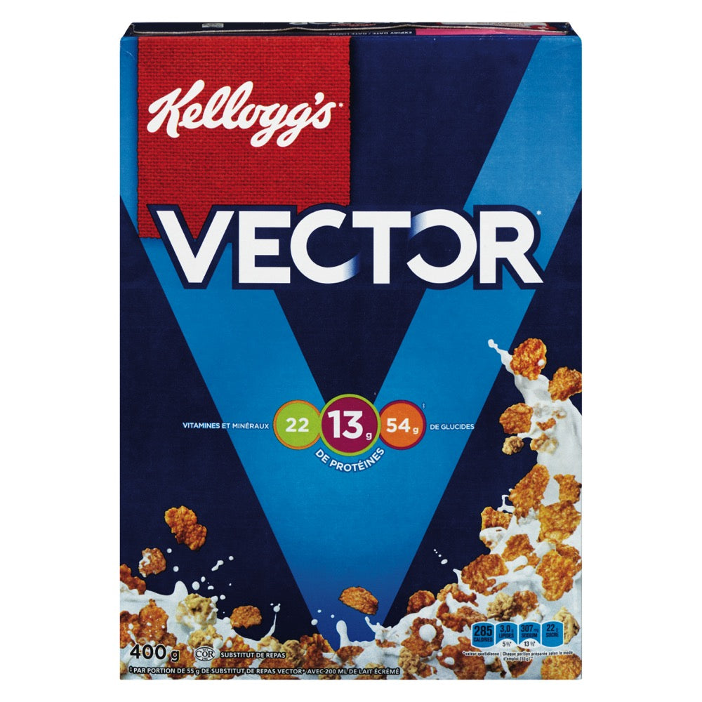 Céréales flocons croquants et grappes de granola - Kellogg's Vector