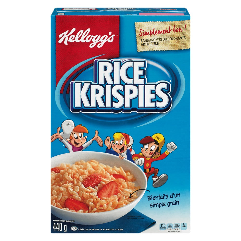 Céréales bienfaits nutritifs d'un simple grain - Kellogg's Rice Krispies