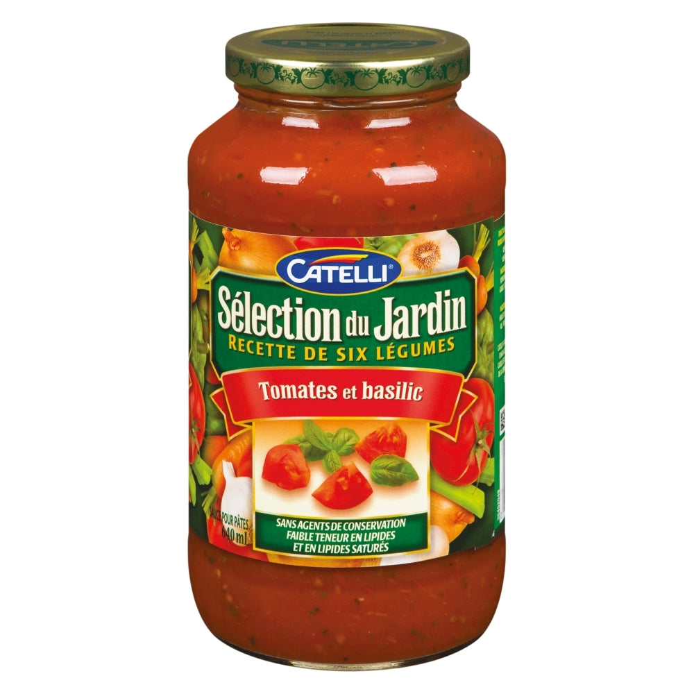 Sauce tomate et basilic - Catelli Sélection du Jardin