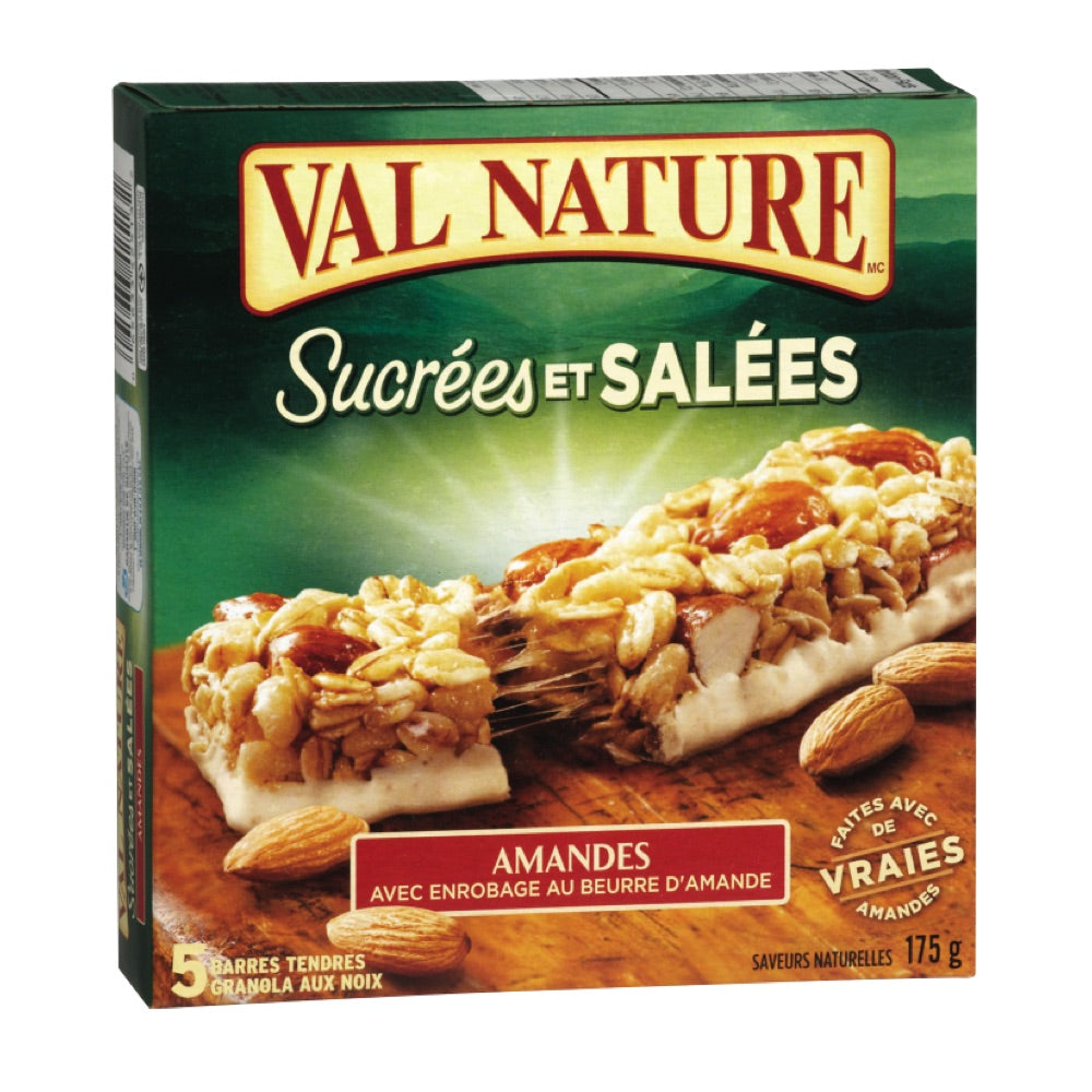 Barres tendres granola aux noix amandes - Val Nature