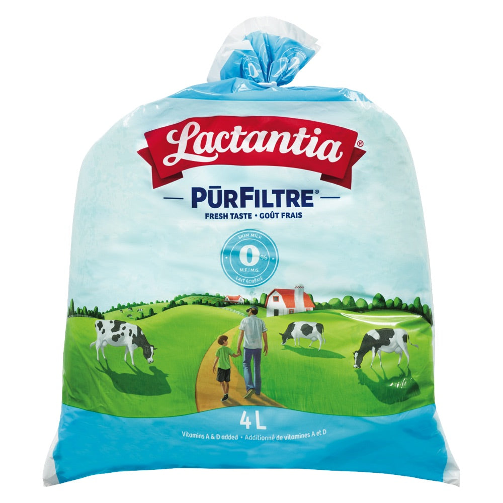 Lait écrémé Pur Filtre 4L 0% - Lactantia