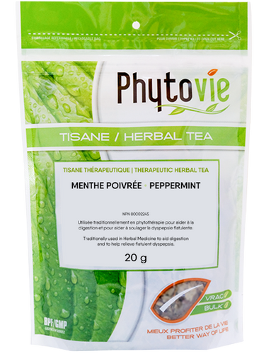 Tisane de menthe poivrée - Phytovie