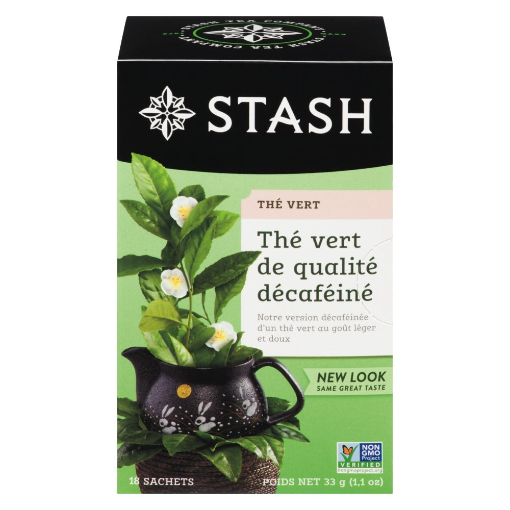 Thé vert de qualité decafeiné - Stash