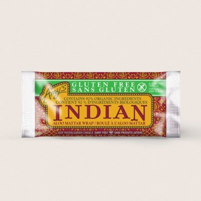 Indian roulé à l’aloo mattar (sans gluten) (vegan) - Amy’s