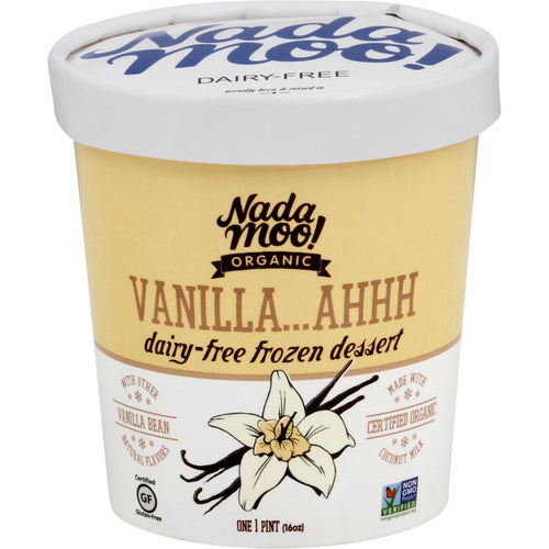 Dessert glacé au lait de coco (sans produits laitiers) - Douce vanille - Nada Moo