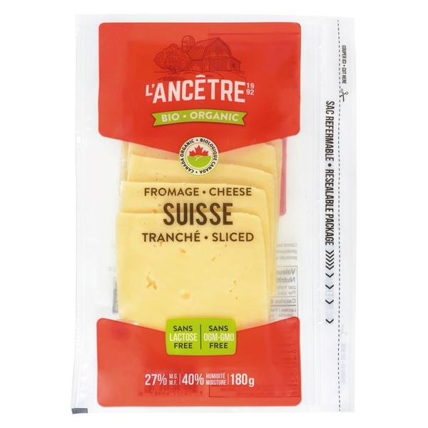 Fromage emmental suisse tranché - BIO - Fromagerie Ancêtre