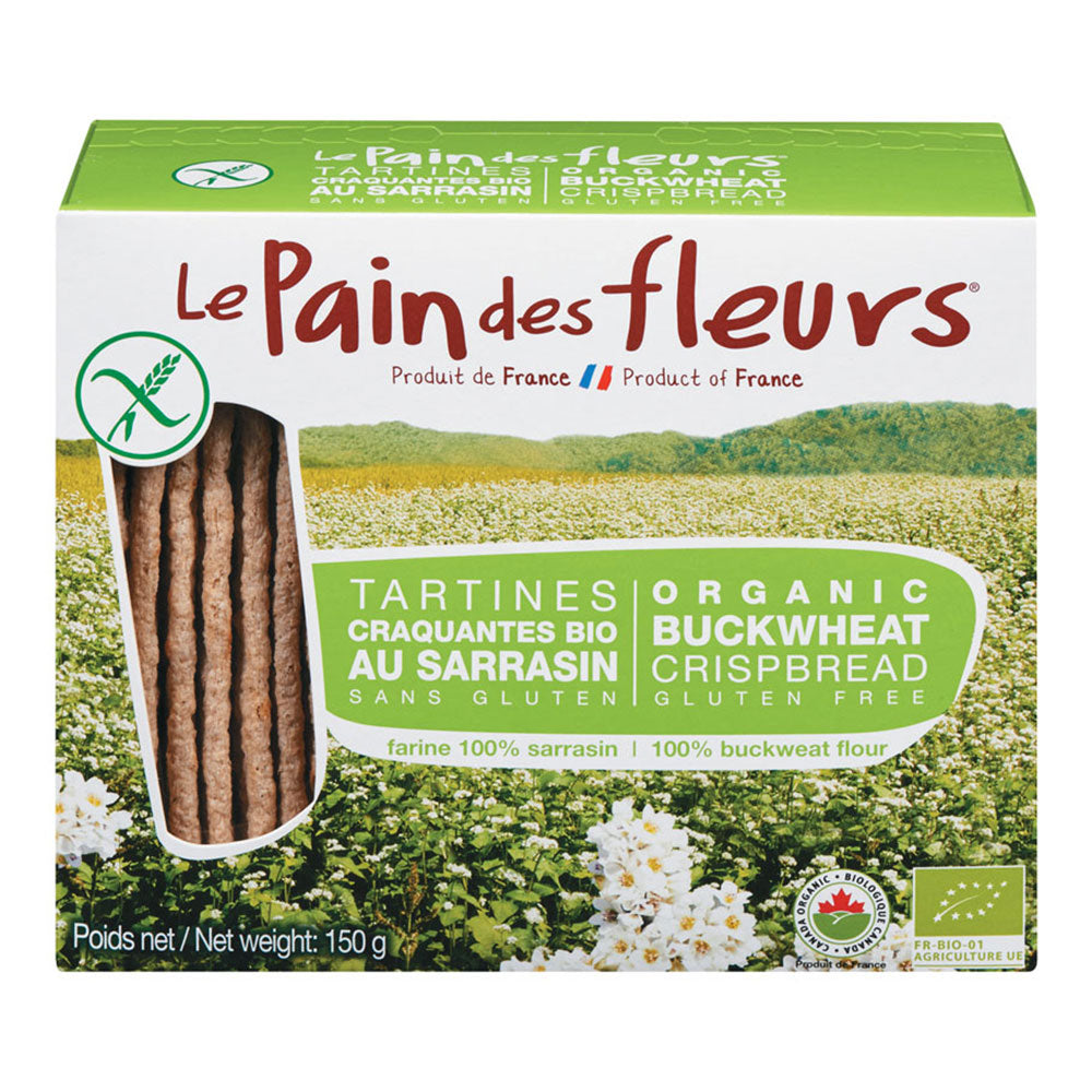 Tartines bio craquantes au sarrasin - Le Pain Des Fleurs