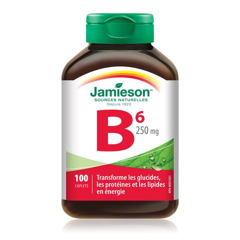 Vitamine B6 250 mg (Pyridoxine) - Jamieson