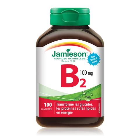 Vitamine B2 100 mg (Riboflavine) - Jamieson