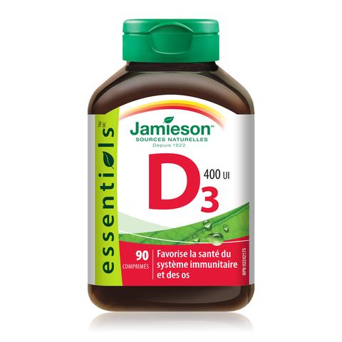 Vitamine D3 (400 UI) - Jamieson