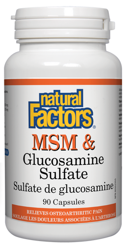 Msm et glucosamine Sulfate - Natural Factors