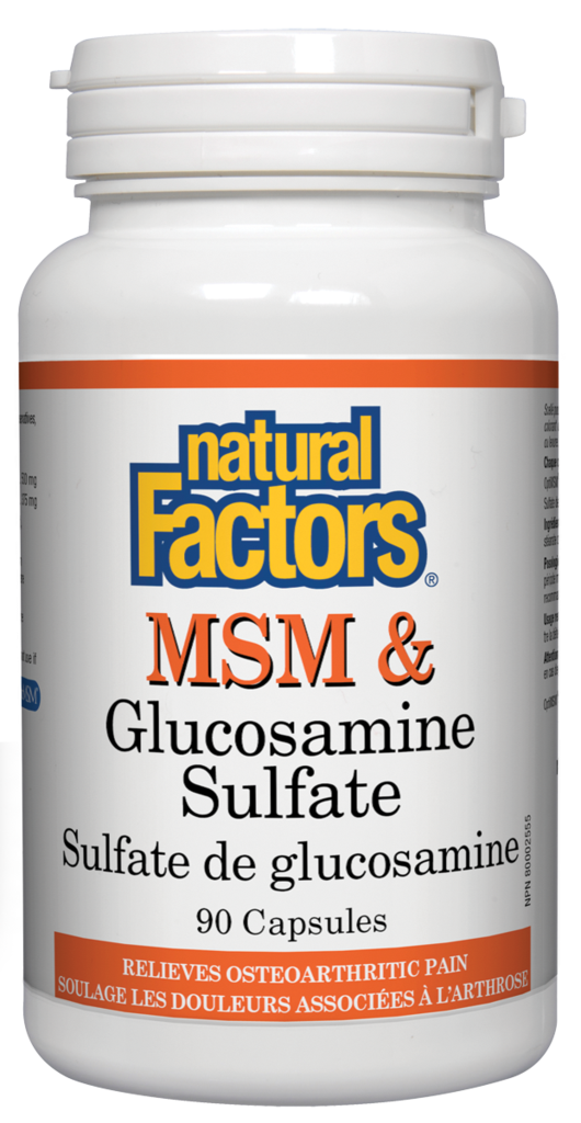 Msm et glucosamine Sulfate - Natural Factors
