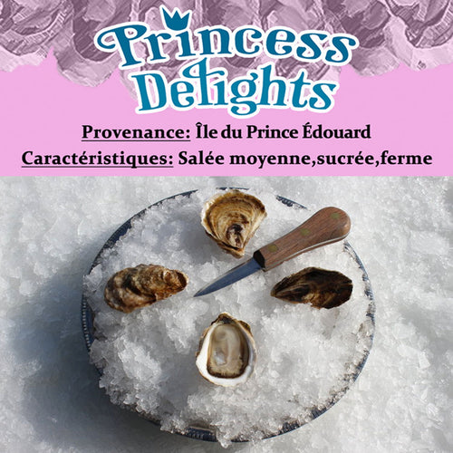 Huîtres Princess Delights de l'Île du Prince-Édouard