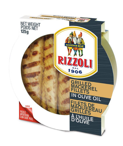 Filets de maquereau à l'huile d'olive pour le gril Rizzoli