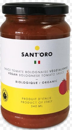 Santoro Sauce tomate bolognaise végétalienne biologique