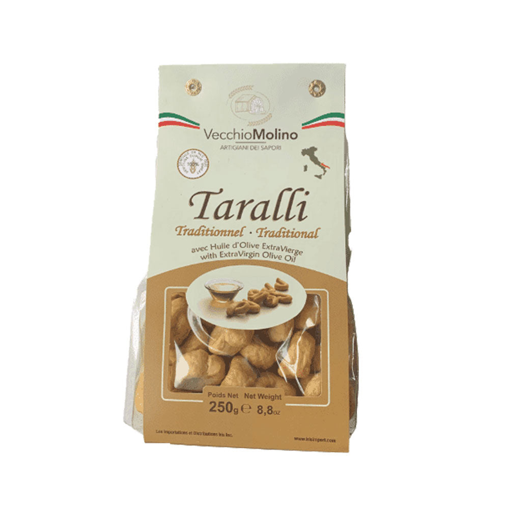 Vecchio Molino Taralli traditionnel avec huile d'olive vierge extra