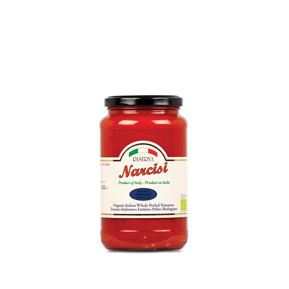 Tomates pelées entières biologiques Narcisi