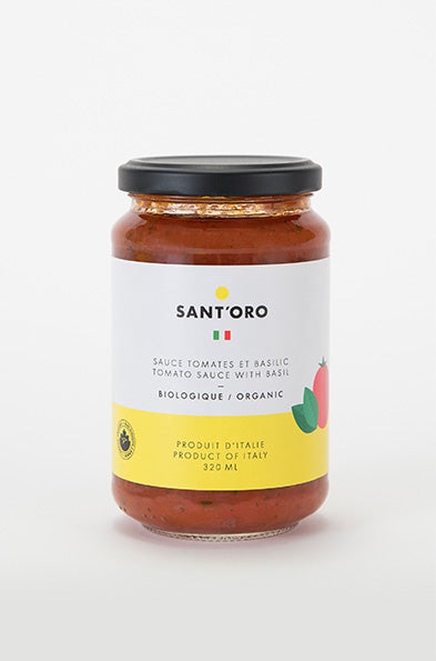Santoro Sauce tomate biologique au basilic