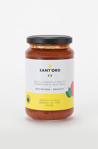 Santoro Sauce tomate biologique au basilic