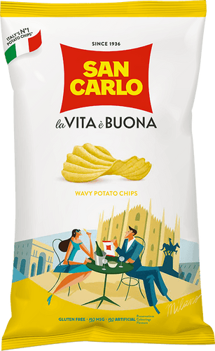 Chips ondulées et croustillantes San Carlo