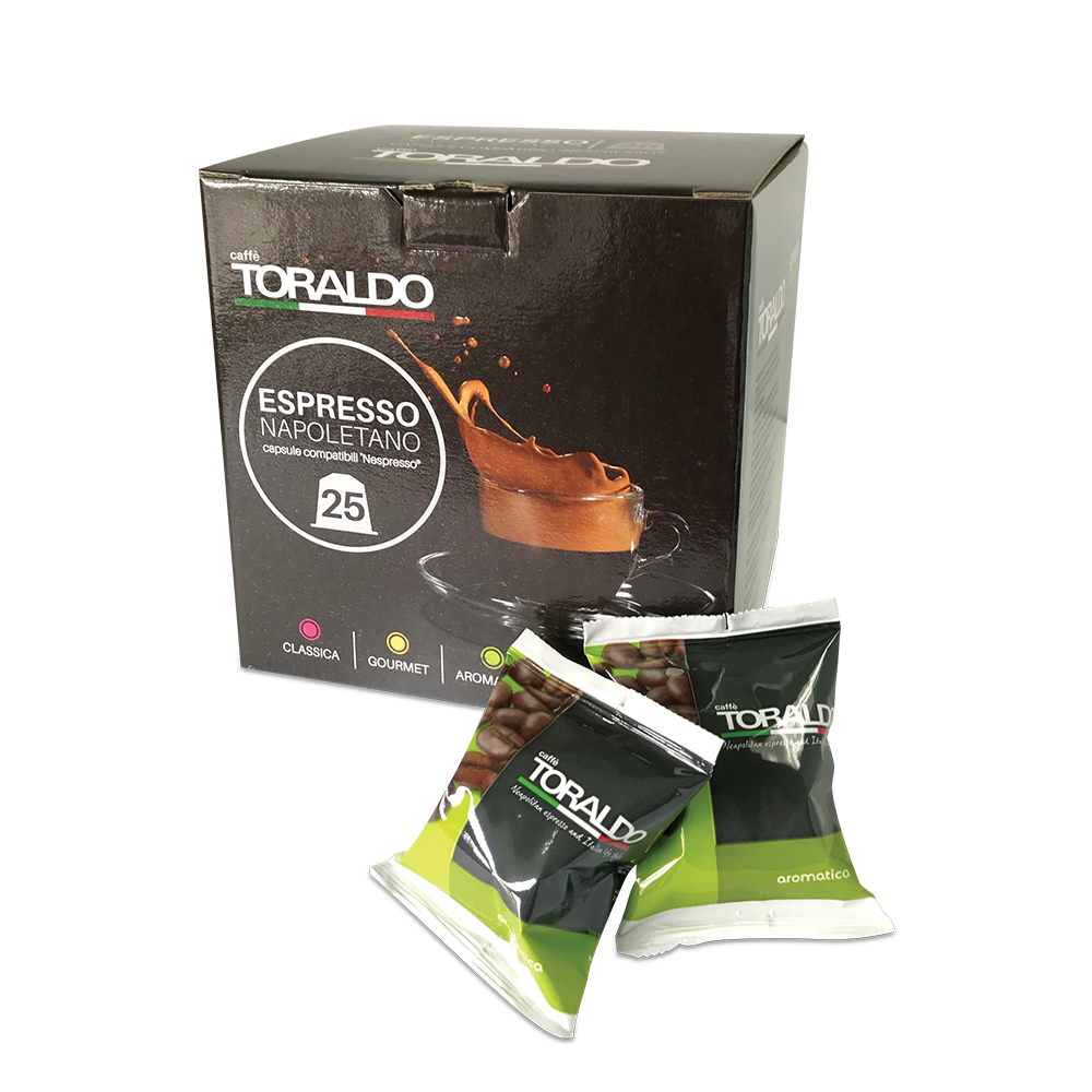 Toraldo Espresso Aromatica pods compatibles Nespresso