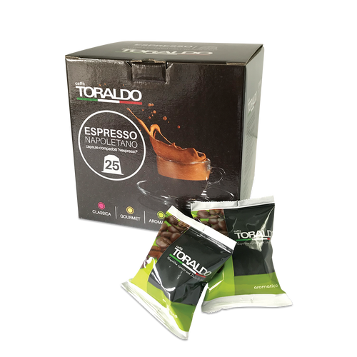 Toraldo Espresso Aromatica pods compatibles Nespresso