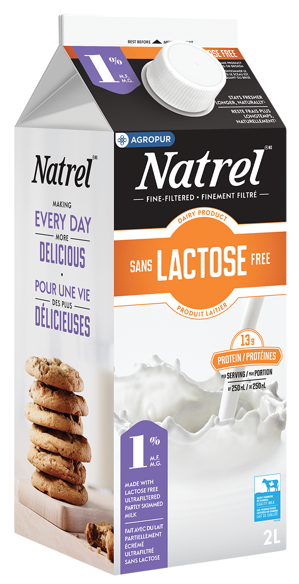 Lait sans lactose (2L) 1% - Natrel