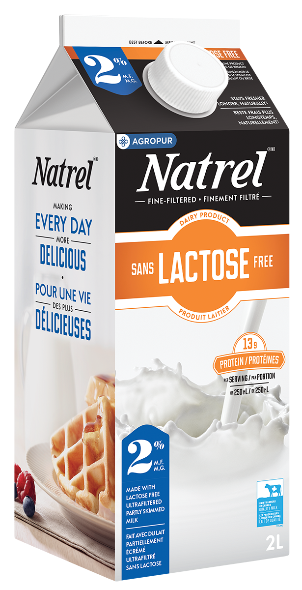 Lait sans lactose (2L) 2,00% - Natrel