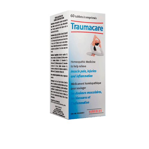 Comprimés traumacare soulage les douleurs musculaires et les inflammations - Homeocan