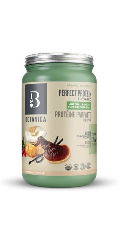 Protéine parfaite bio, support surrénal à la vanille - Botanica