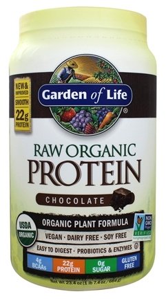 Proteine biologique Crue- Chocolat - Garden of life  
