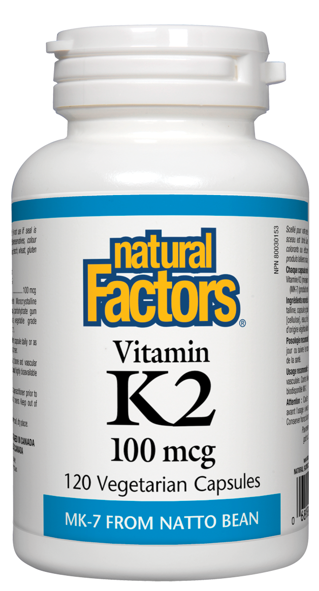 Vitamine K2 100mcg - Natural Factors