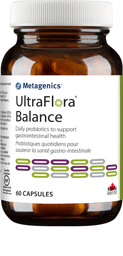 UltraFlora balance probiotique quotidien pour la santé gastro-intestinale - Metagenics