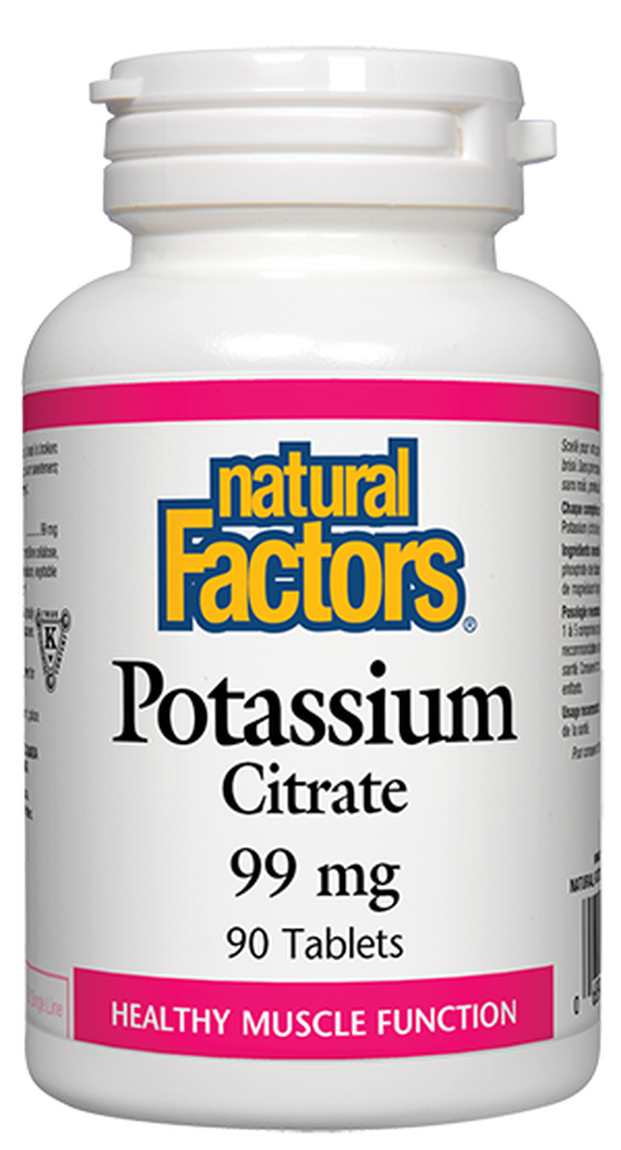 Potassiun citrate 99 mg - Natural Factors