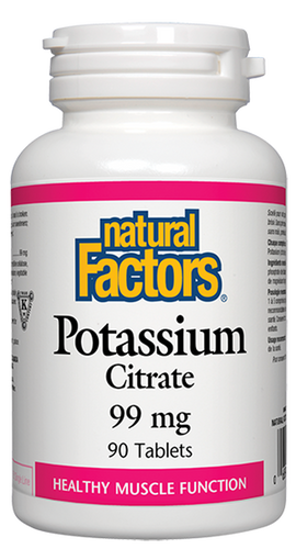 Potassiun citrate 99 mg - Natural Factors