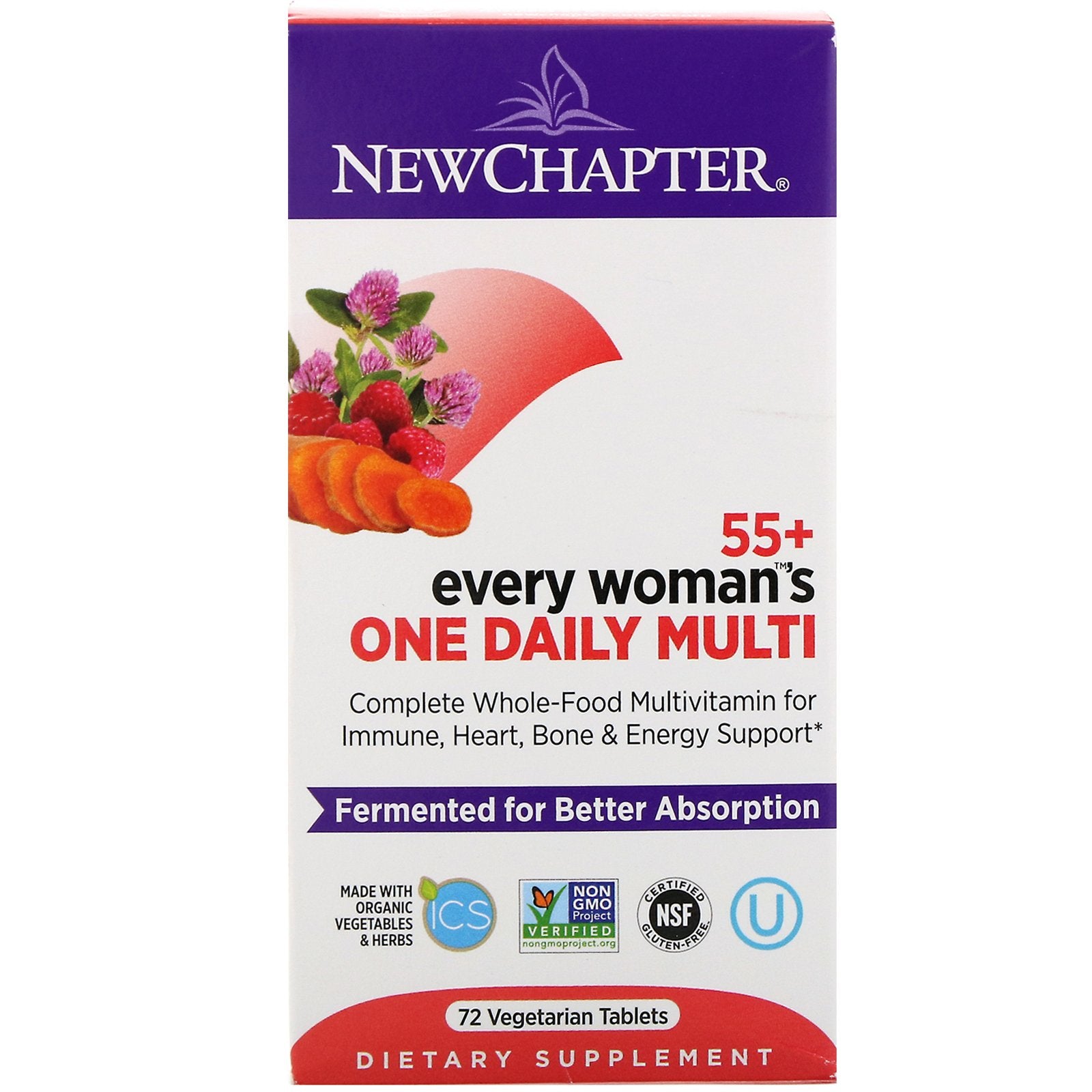 Multivitamines pour femmes de 55 ans et plus - New Chapter