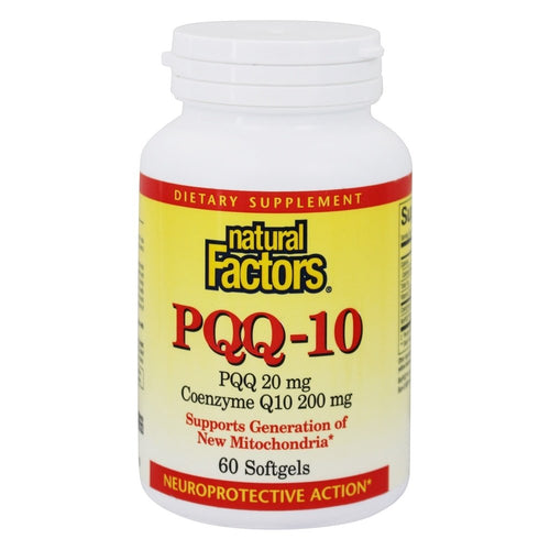 PQQ 20 mg et coenzymr Q10 200 mg - Natural Factors