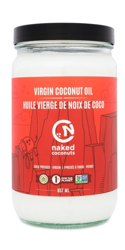 Huile de noix de coco vierge pressé à froid - Naked Coconuts