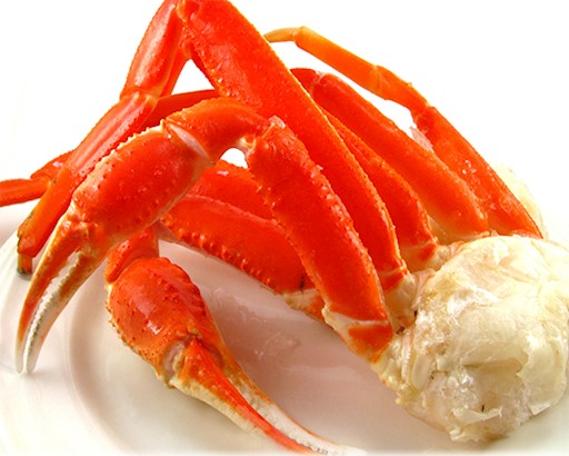 Crabe des neiges cuit (1lb. - vendu par section)